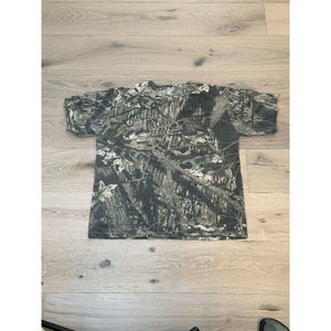 Vintage Mossy Oaks Camo Pocket T-shirt Faded Real Tree